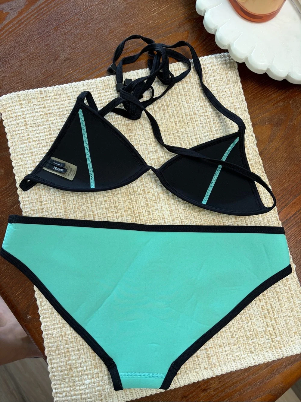 triangl swimwear neoprene bikini set